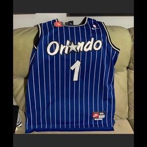 Anfernee hardaway #1 Orlando magic NWT Size 2XL alternate blue Orlando Jersey